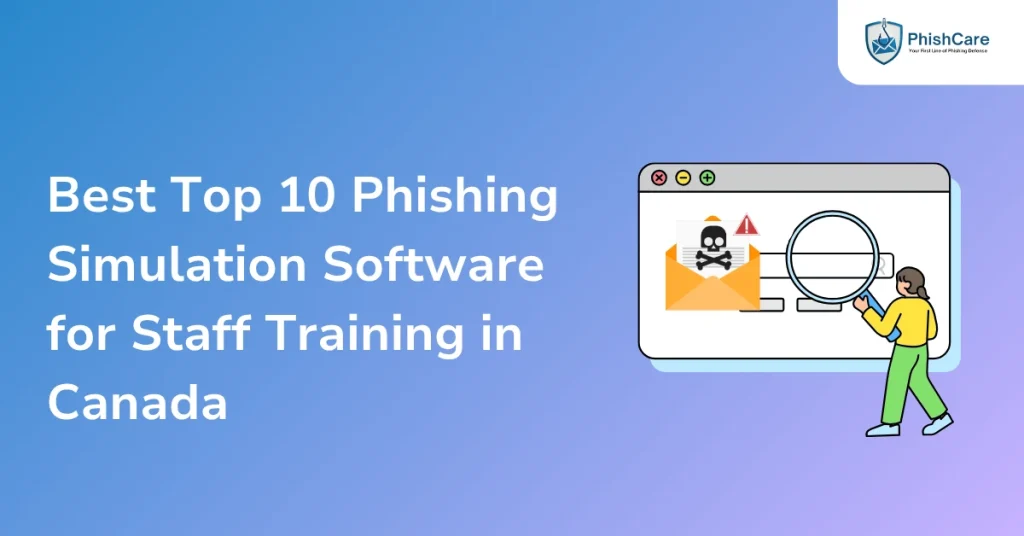 list of top 10 phishing simulation software for staff training in canada