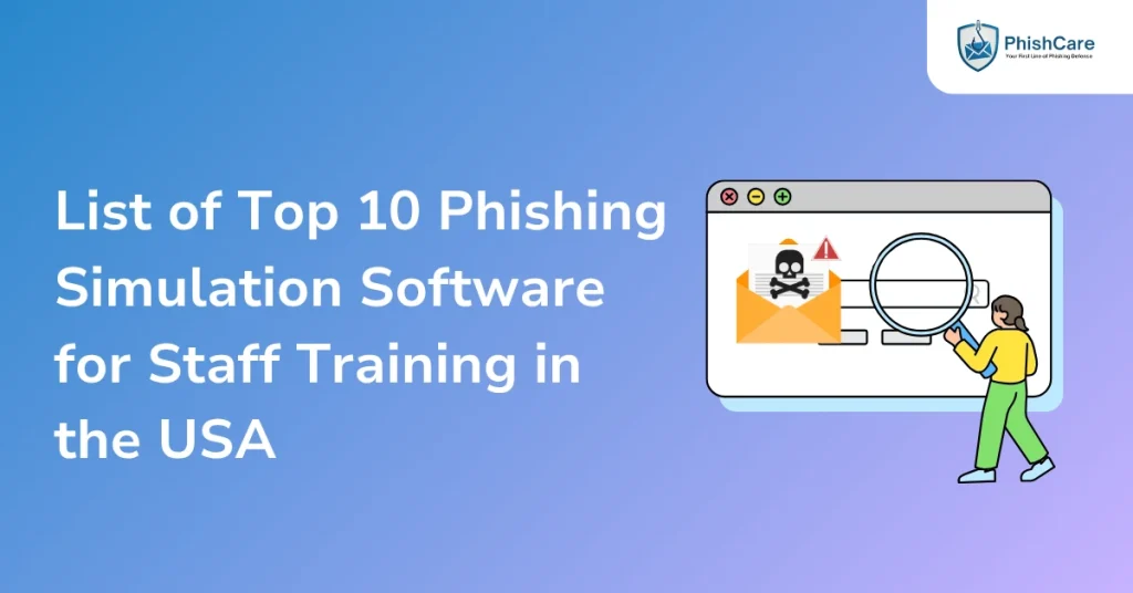 list of top 10 phishing simulation software for staff training in the usa