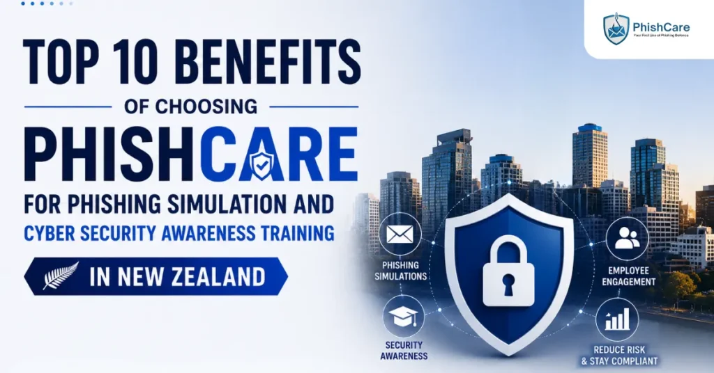 Top 10 Benefits of Choosing PhishCare for Phishing Simulation and Cyber Security Awareness Training in New Zealand