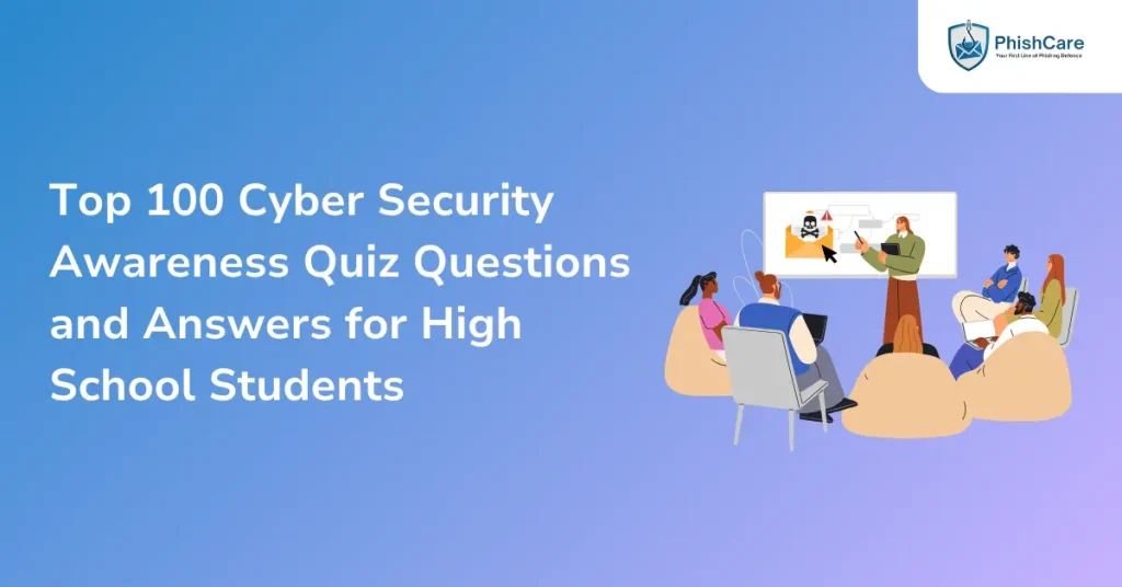 Top 100 Cyber Security Awareness Quiz Questions and Answers for High School Students