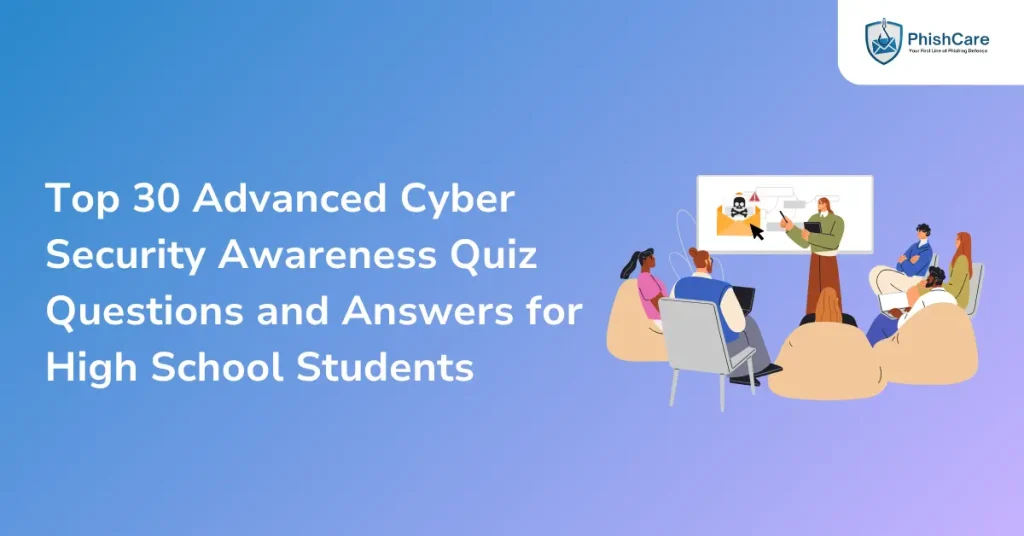 Top 30 Advanced Cyber Security Awareness Quiz Questions and Answers for High School Students
