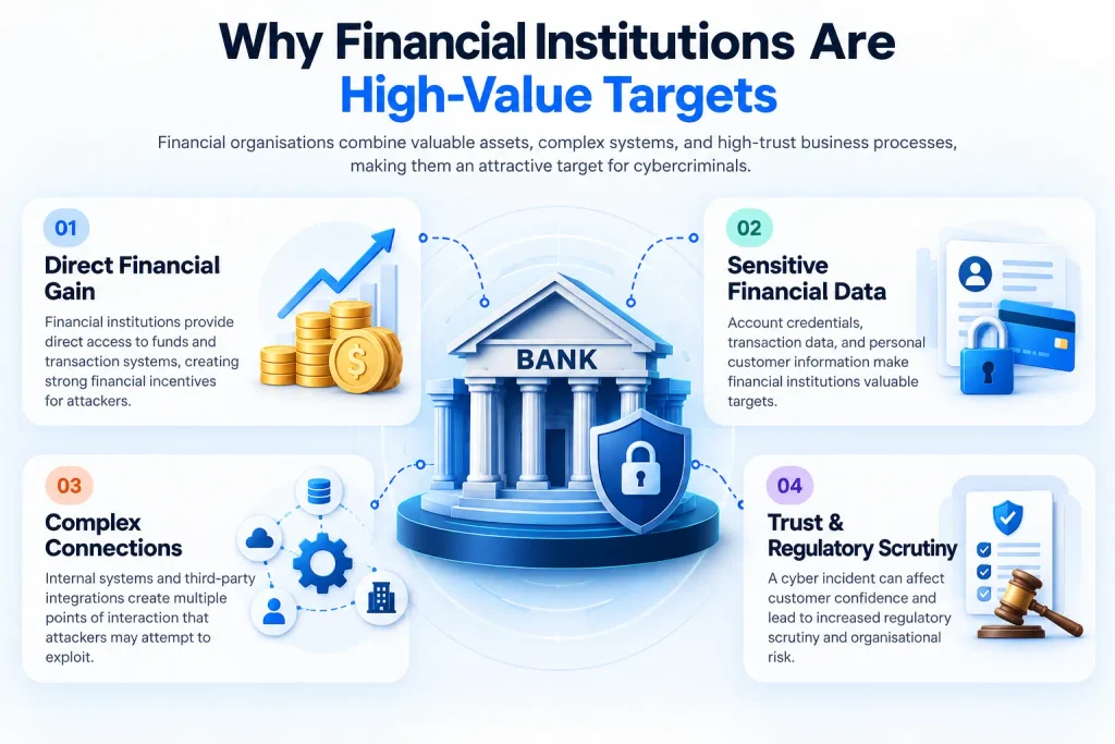 Why Financial Institutions Are High-Value Targets  