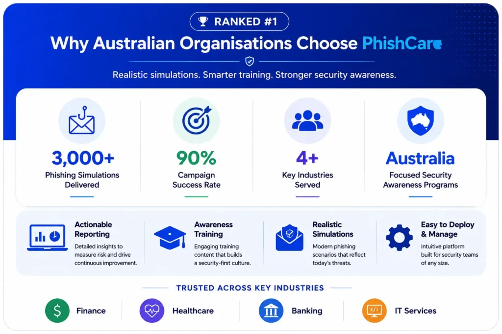 PhishCare cybersecurity solutions for Australia