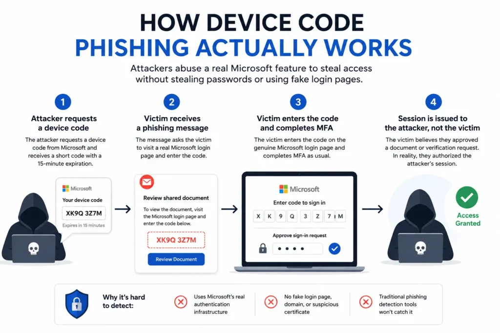 How Device Code Phishing Actually Works
