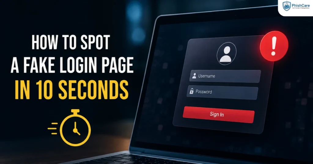 spot fake login page