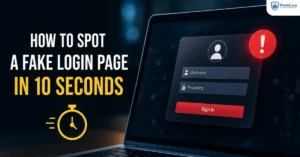 spot fake login page