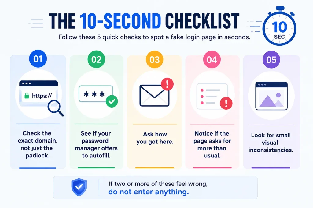 spot fake login page